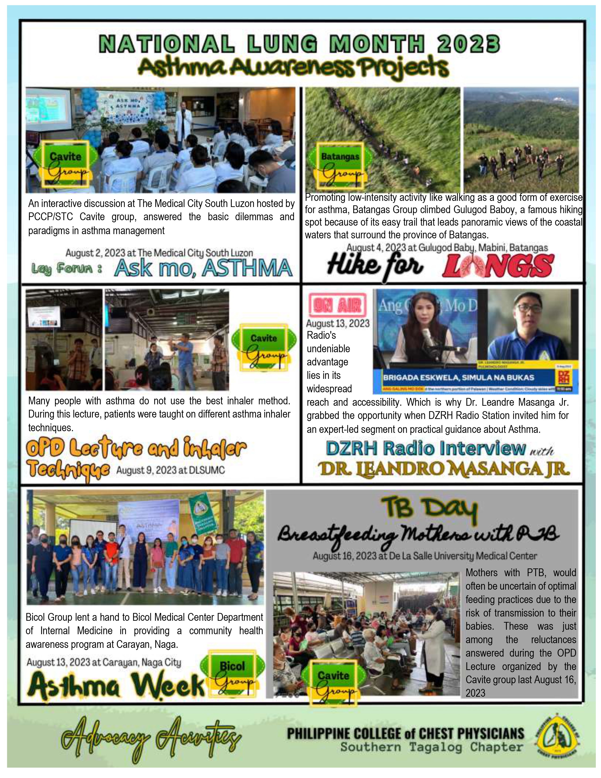 Southern Tagalog Chapter of The Philippine College of  Chest Physicians (PCCP)